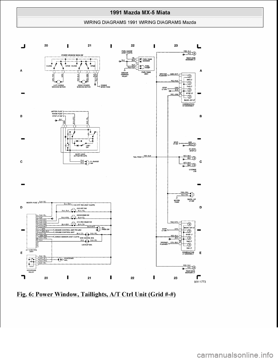 MAZDA MIATA 1991 Factory Service Manual MAZDA MIATA 1991 Factory Service Manual