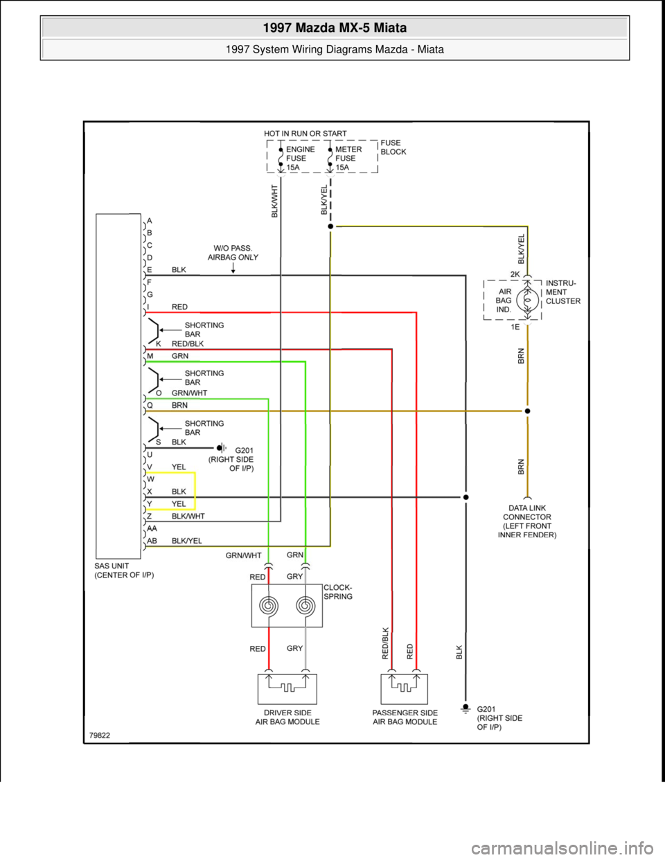 MAZDA MIATA 1997  Factory Repair Manual  
1997 Mazda MX-5 Miata 
1997 System Wiring Diagrams Mazda - Miata  
Microsoft  
Sunday, July 05, 2009 1:31:52 PMPage 58 © 2005 Mitchell Repair Information Company, LLC.  