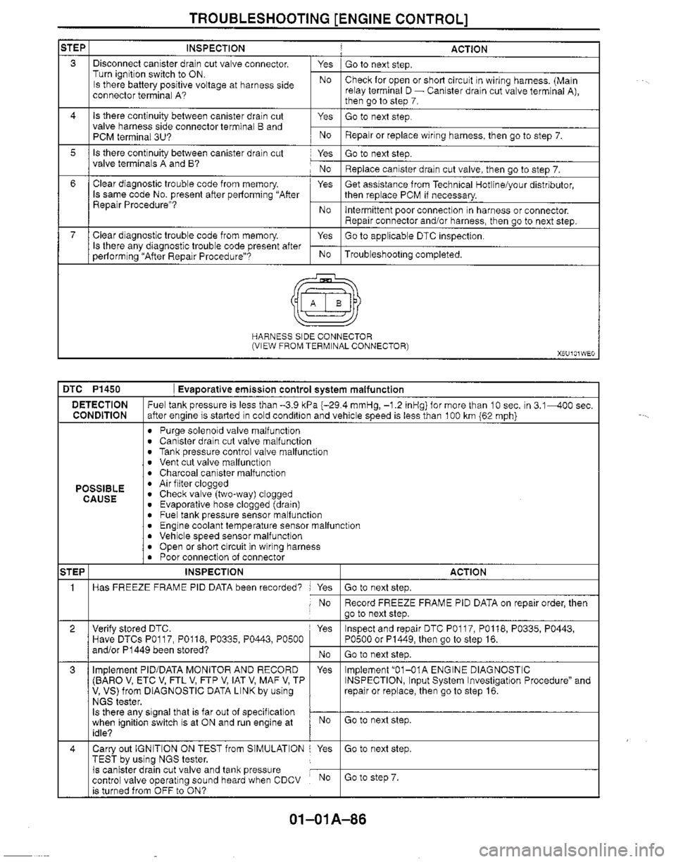 MAZDA MIATA 1999 Workshop Manual MAZDA MIATA 1999 Workshop Manual