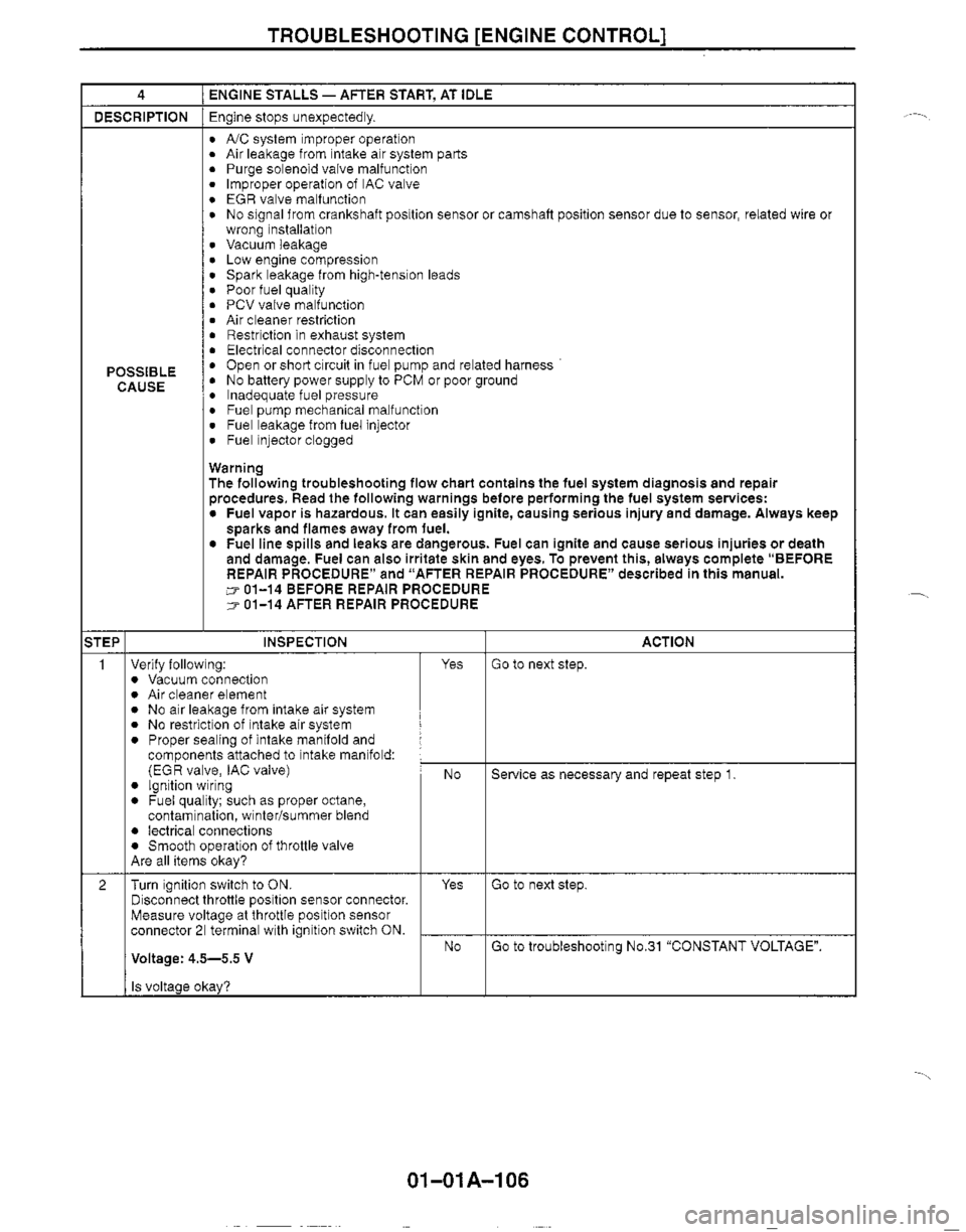 MAZDA MIATA 1999 Workshop Manual MAZDA MIATA 1999 Workshop Manual