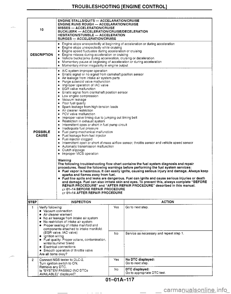 MAZDA MIATA 1999 Workshop Manual MAZDA MIATA 1999 Workshop Manual