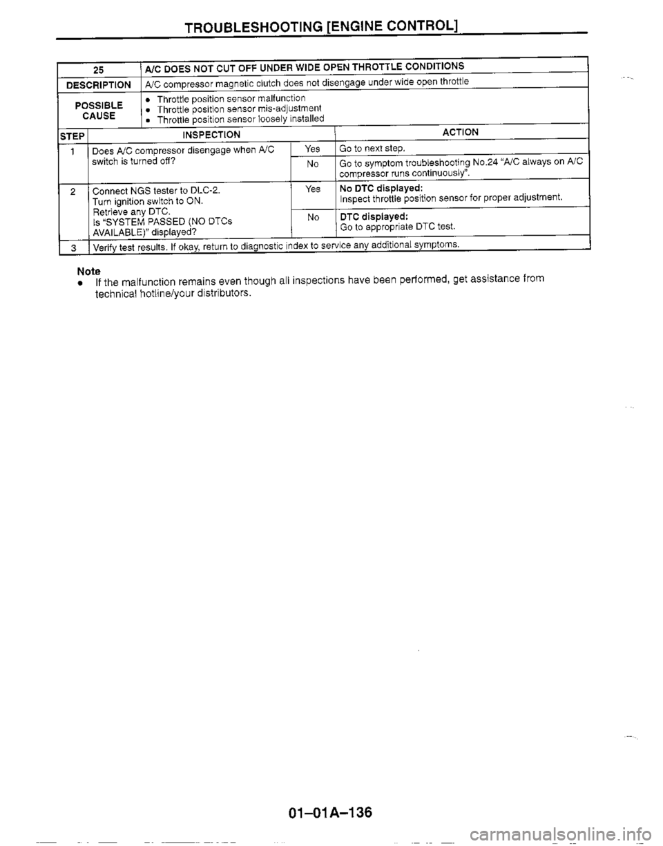 MAZDA MIATA 1999 Workshop Manual MAZDA MIATA 1999 Workshop Manual