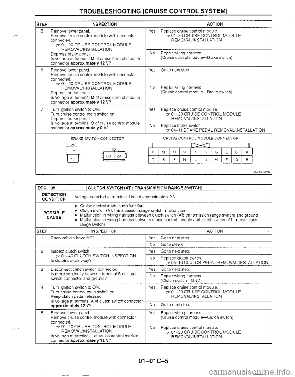 MAZDA MIATA 1999  Workshop Manual 