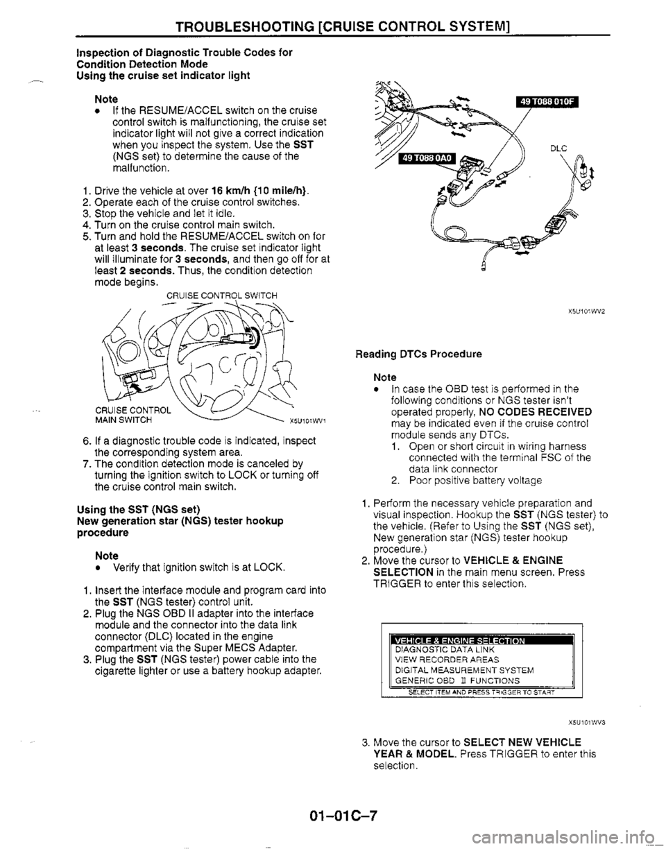 MAZDA MIATA 1999  Workshop Manual 