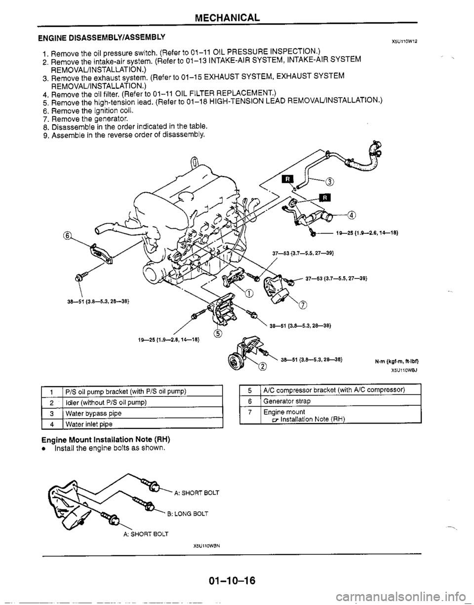 MAZDA MIATA 1999 Workshop Manual MAZDA MIATA 1999 Workshop Manual