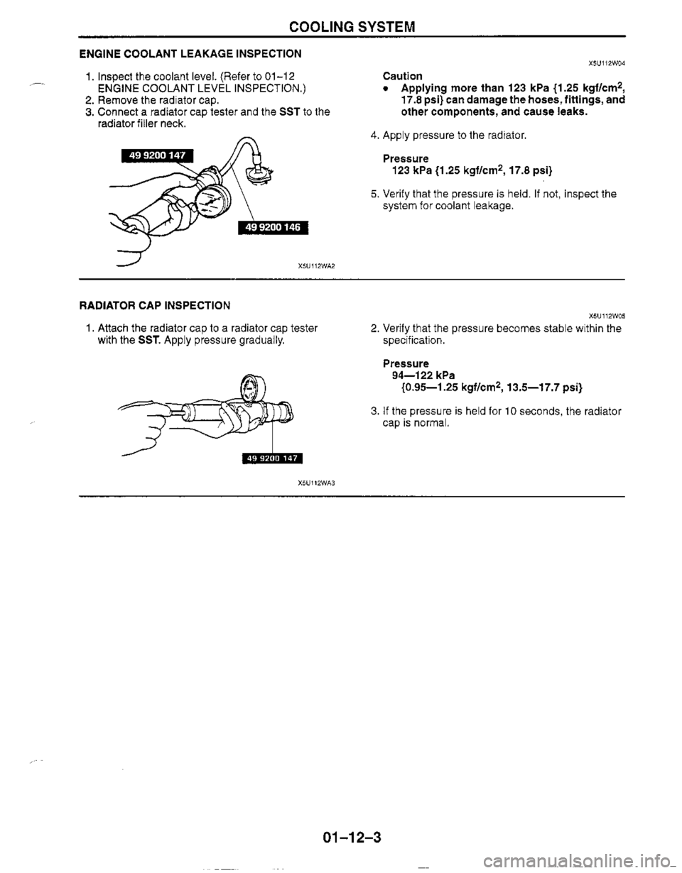 MAZDA MIATA 1999 Workshop Manual MAZDA MIATA 1999 Workshop Manual