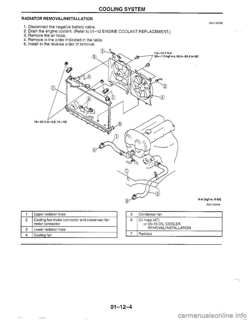 MAZDA MIATA 1999 Workshop Manual MAZDA MIATA 1999 Workshop Manual