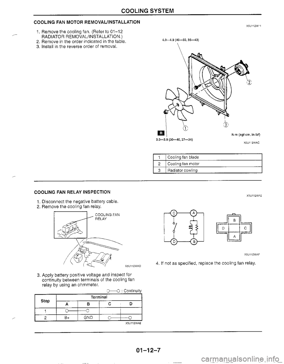 MAZDA MIATA 1999 Workshop Manual MAZDA MIATA 1999 Workshop Manual