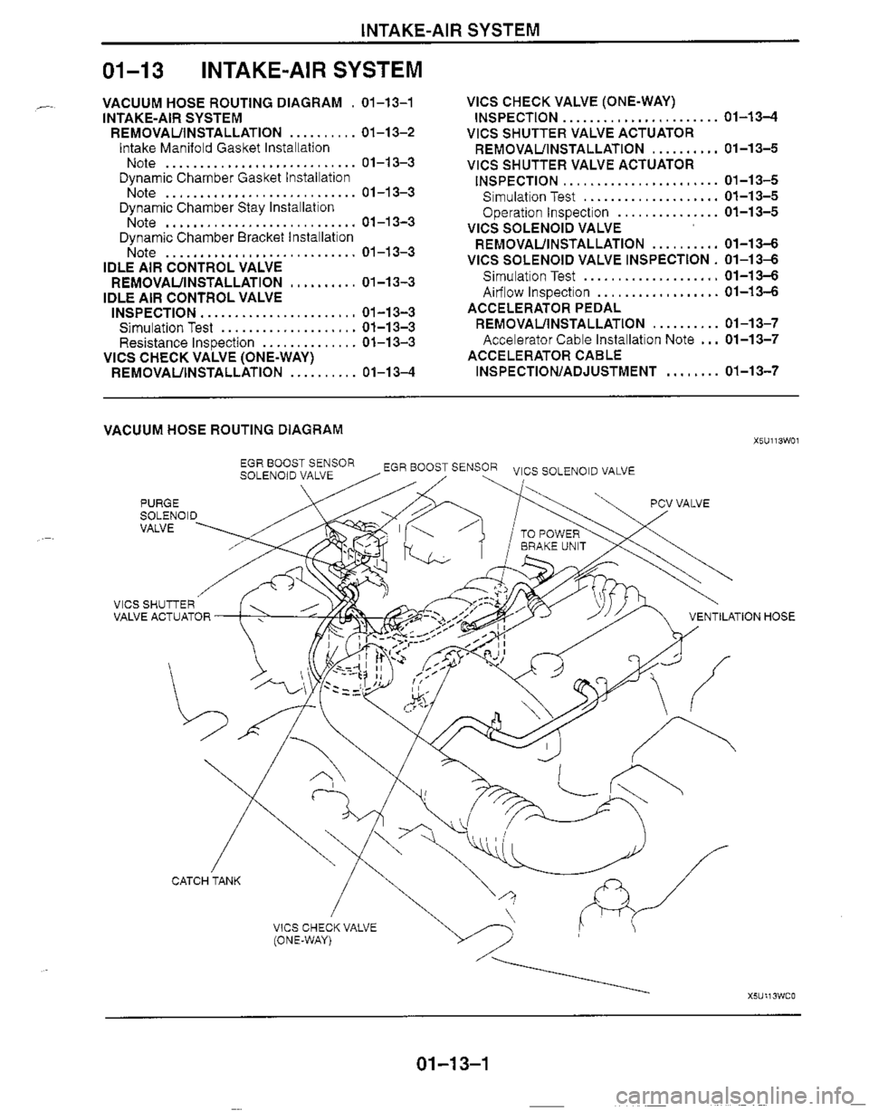 MAZDA MIATA 1999 Workshop Manual MAZDA MIATA 1999 Workshop Manual