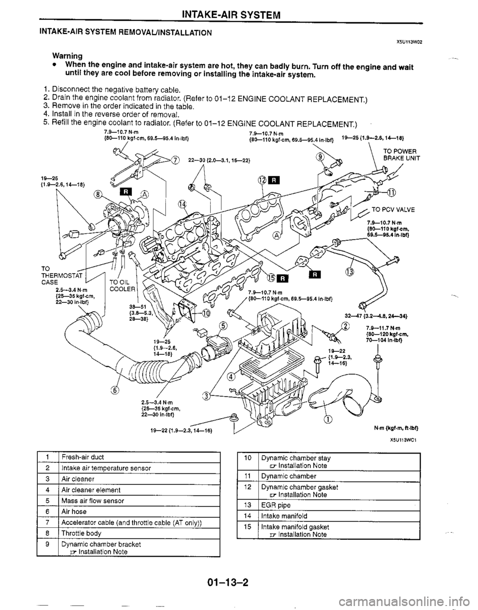MAZDA MIATA 1999 Workshop Manual MAZDA MIATA 1999 Workshop Manual