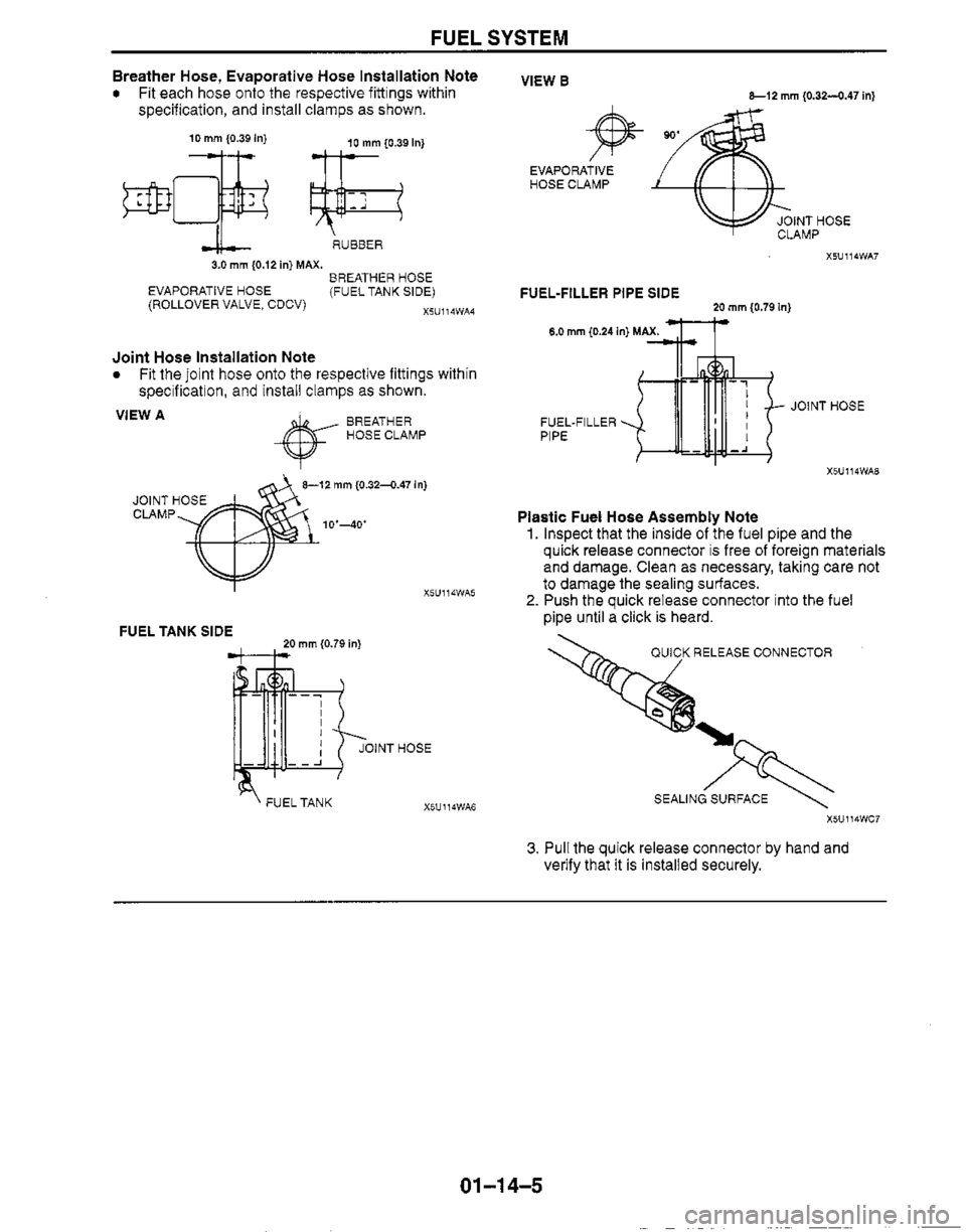 MAZDA MIATA 1999 Workshop Manual MAZDA MIATA 1999 Workshop Manual