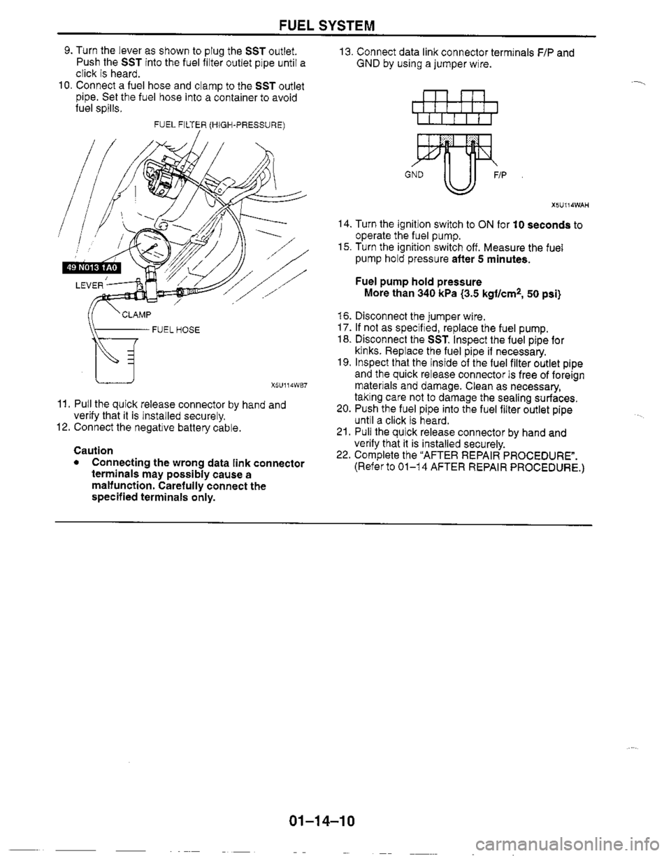 MAZDA MIATA 1999 Workshop Manual MAZDA MIATA 1999 Workshop Manual