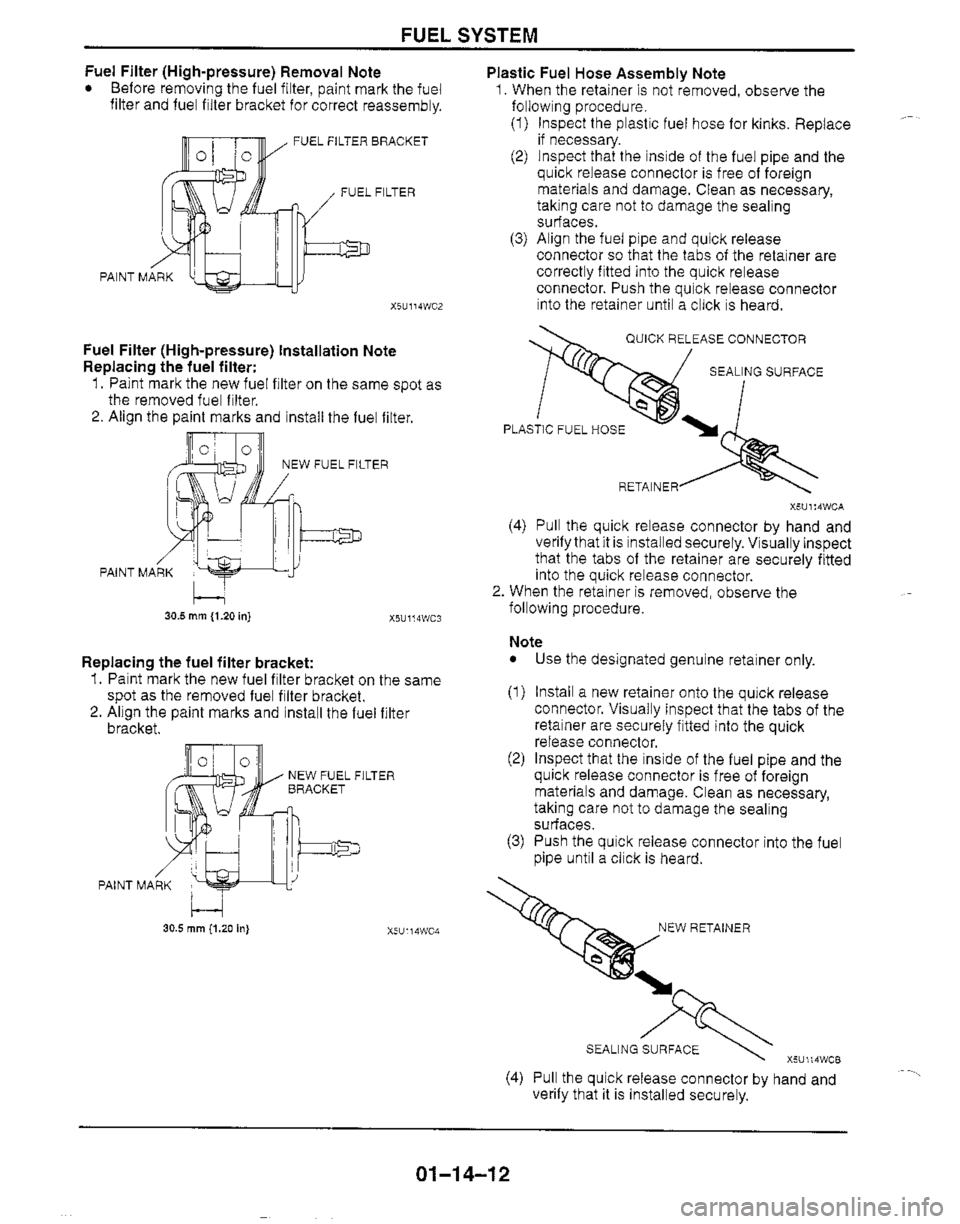 MAZDA MIATA 1999 Workshop Manual MAZDA MIATA 1999 Workshop Manual