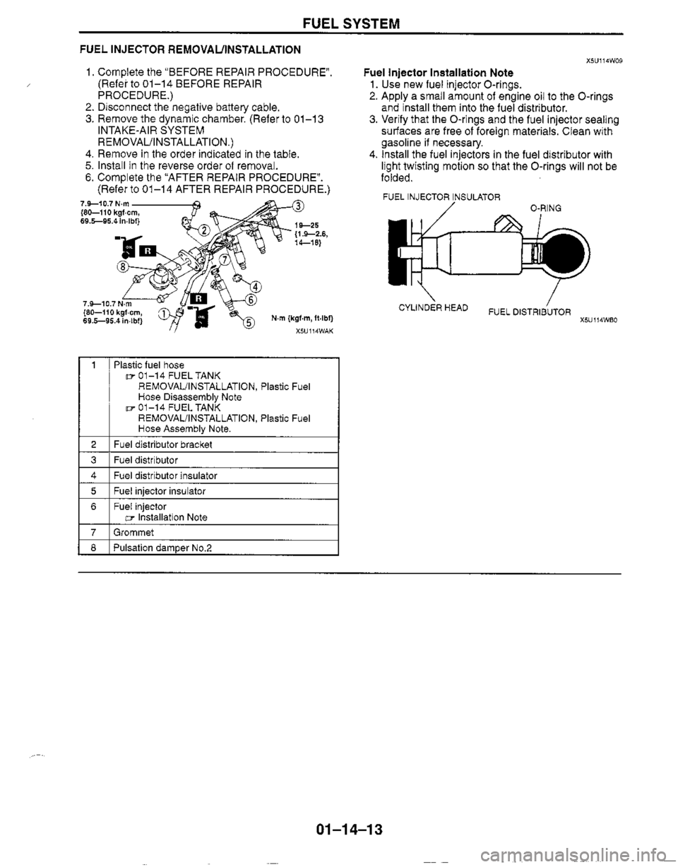 MAZDA MIATA 1999 Workshop Manual MAZDA MIATA 1999 Workshop Manual