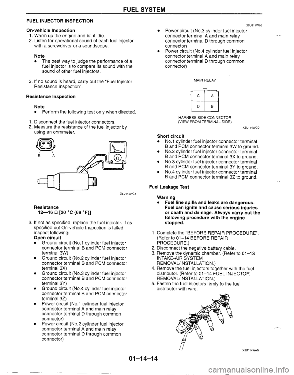 MAZDA MIATA 1999 Workshop Manual MAZDA MIATA 1999 Workshop Manual