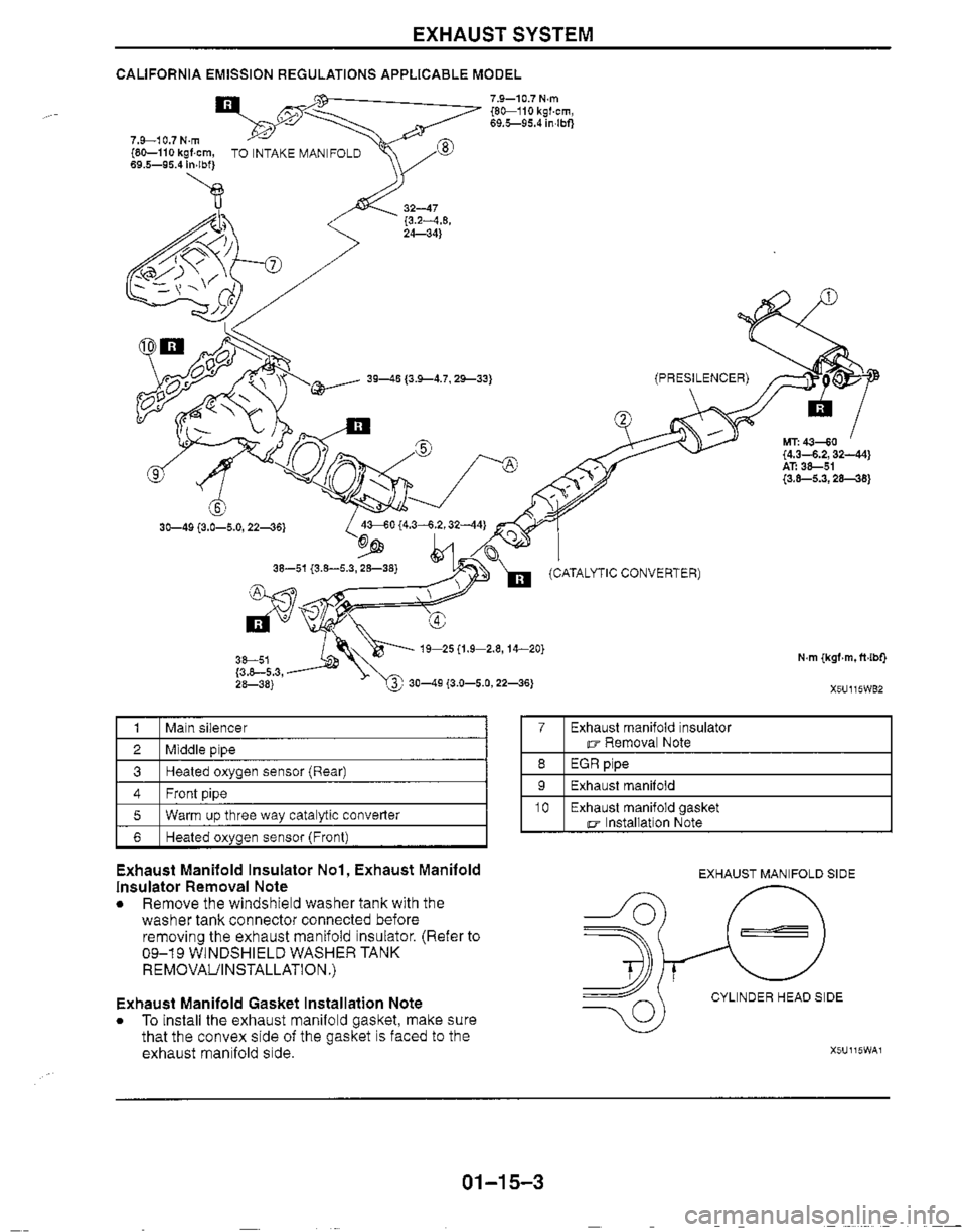 MAZDA MIATA 1999  Workshop Manual 