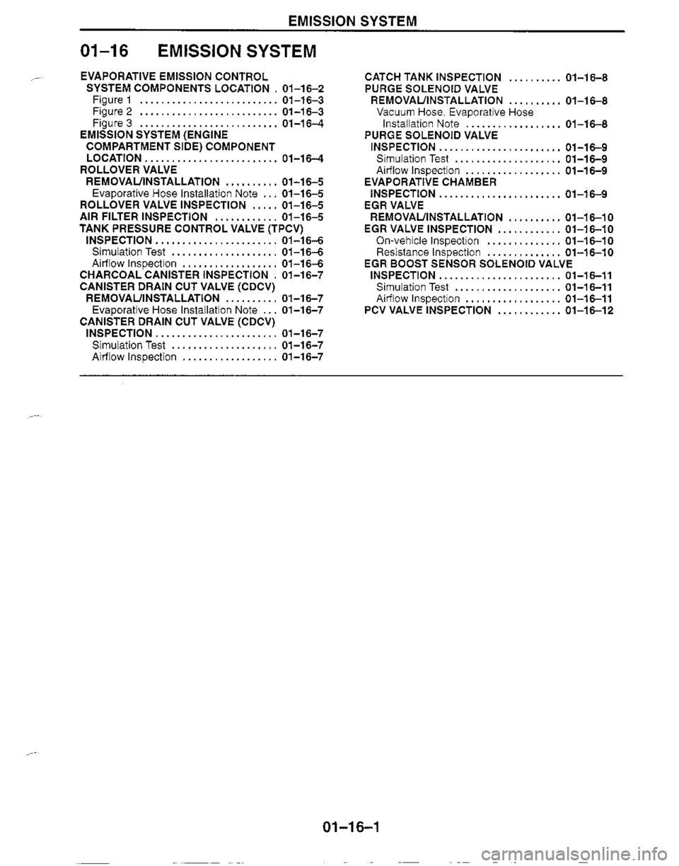 MAZDA MIATA 1999  Workshop Manual 