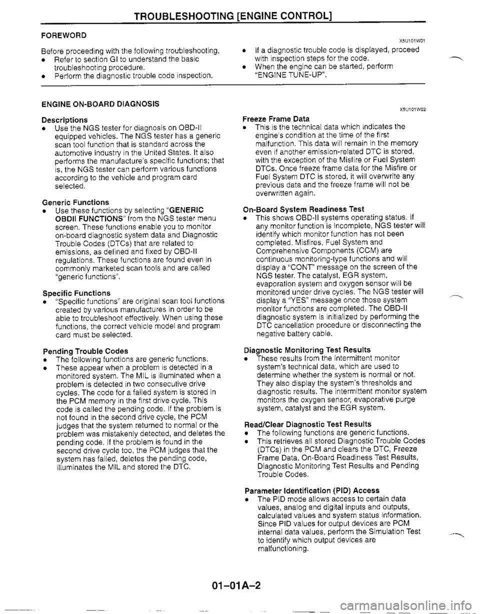 MAZDA MIATA 1999 Owners Manual MAZDA MIATA 1999 Owners Manual