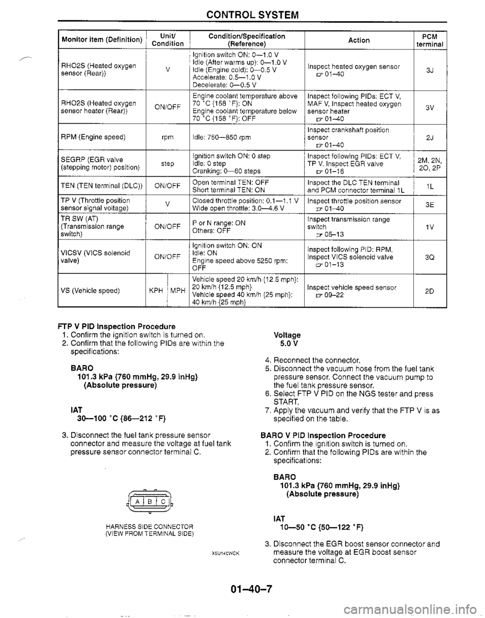 MAZDA MIATA 1999 Workshop Manual MAZDA MIATA 1999 Workshop Manual