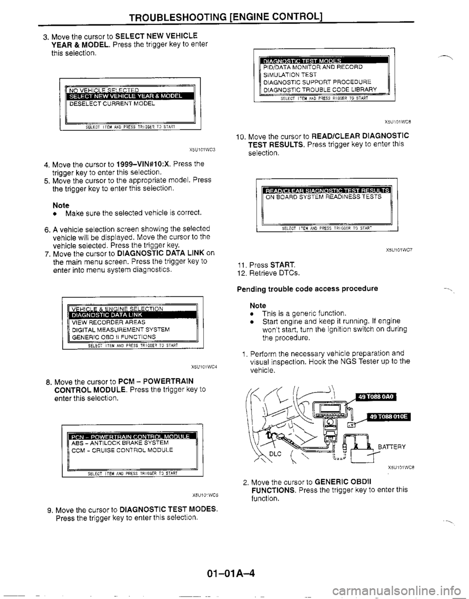 MAZDA MIATA 1999 Owners Guide MAZDA MIATA 1999 Owners Guide