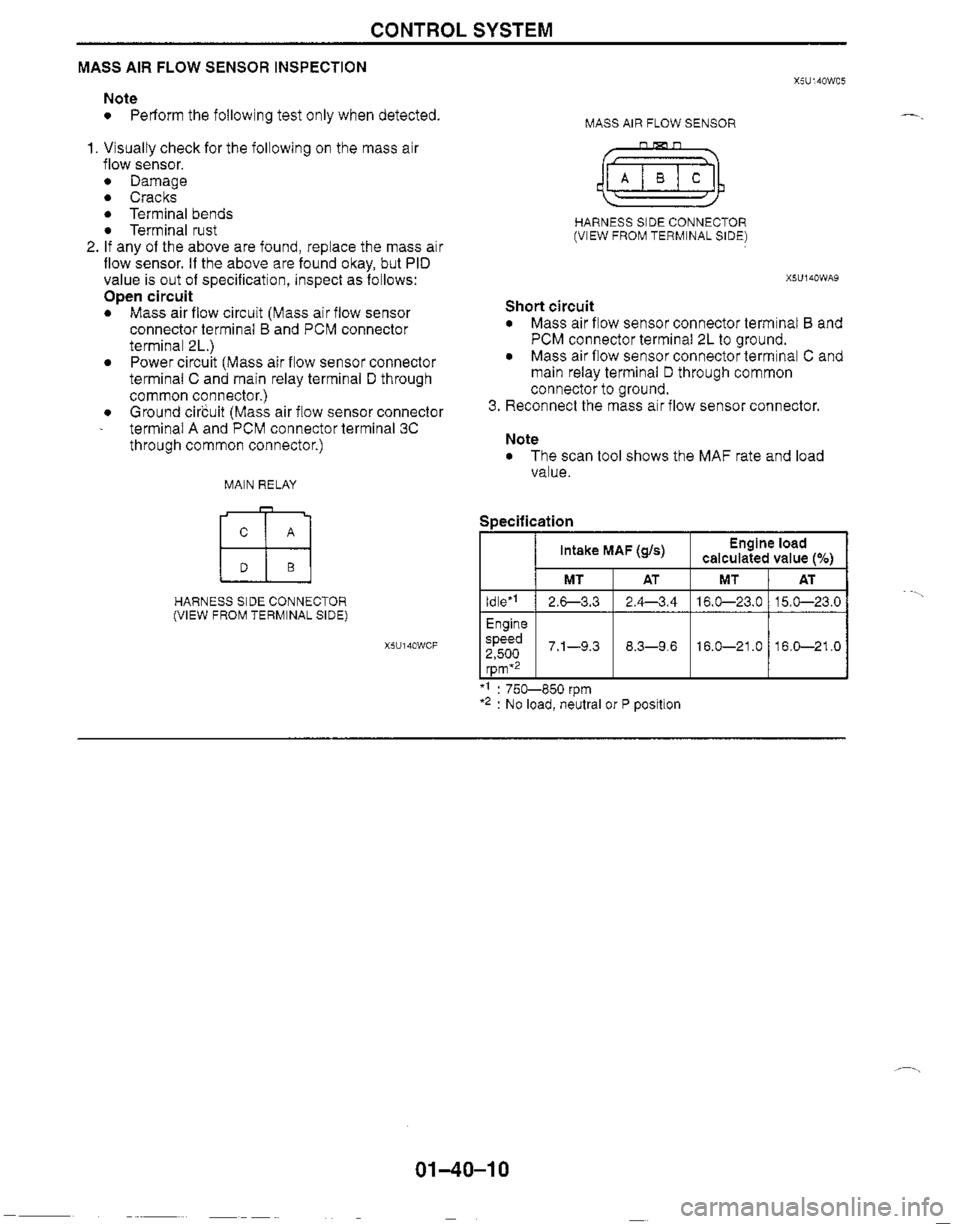 MAZDA MIATA 1999 Workshop Manual MAZDA MIATA 1999 Workshop Manual