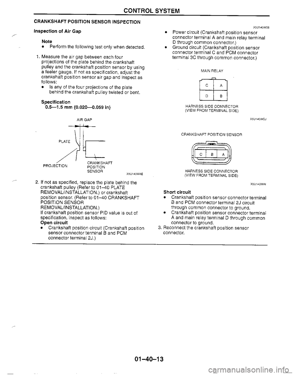 MAZDA MIATA 1999 Workshop Manual MAZDA MIATA 1999 Workshop Manual