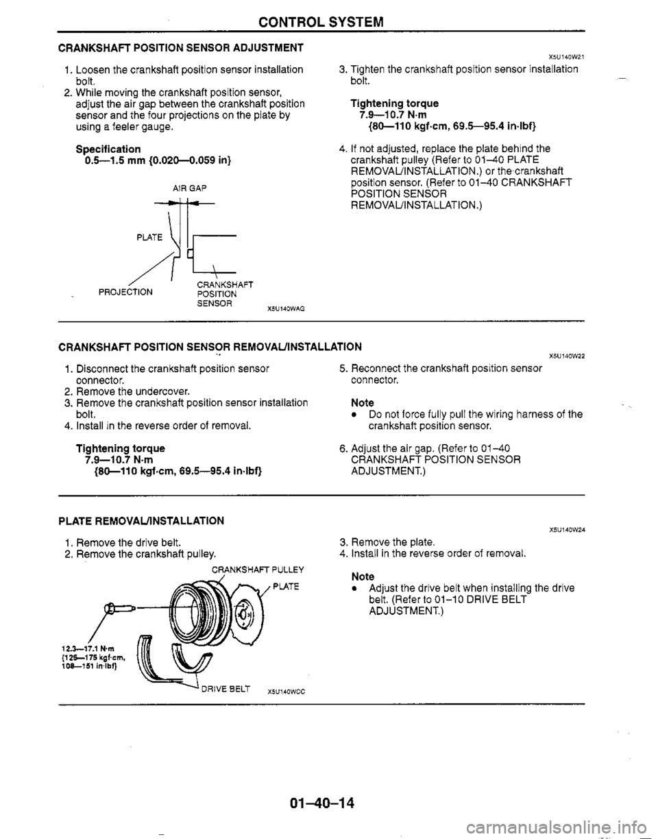 MAZDA MIATA 1999 Workshop Manual MAZDA MIATA 1999 Workshop Manual