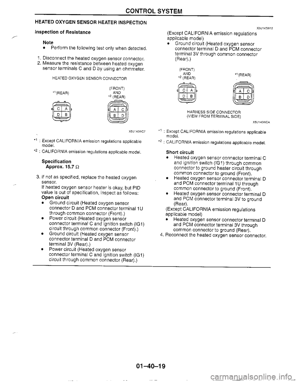 MAZDA MIATA 1999 Workshop Manual MAZDA MIATA 1999 Workshop Manual