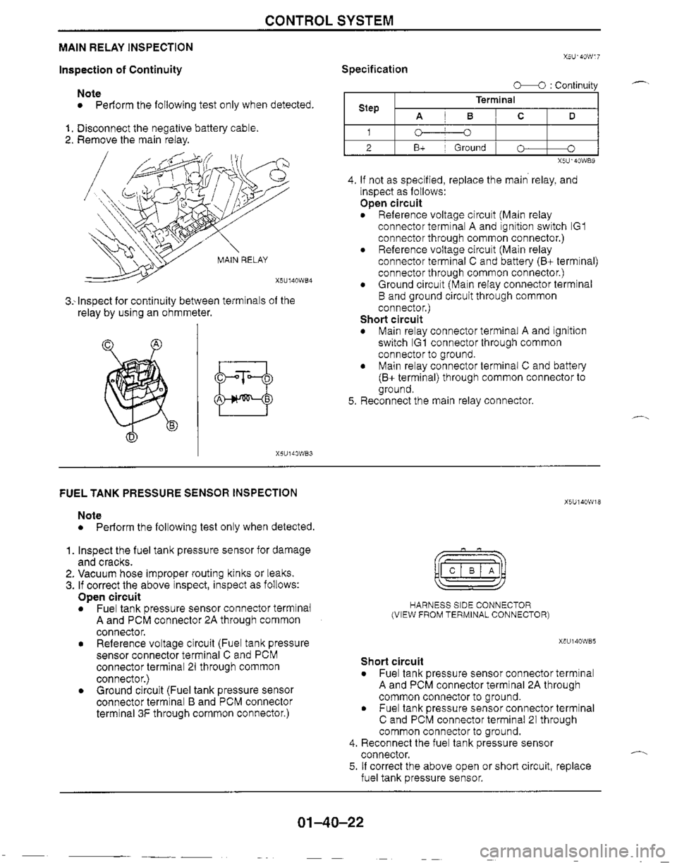 MAZDA MIATA 1999 Workshop Manual MAZDA MIATA 1999 Workshop Manual