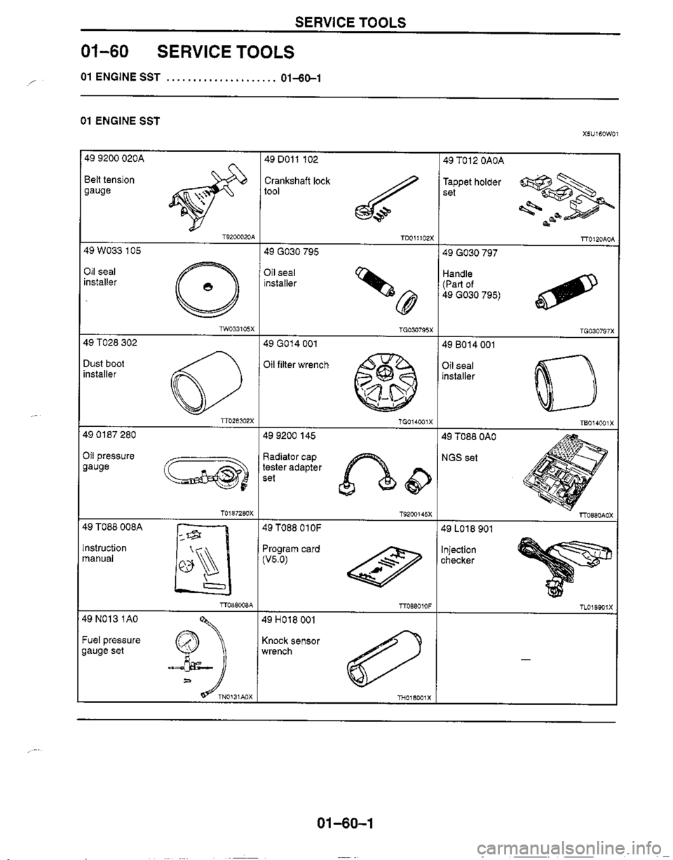 MAZDA MIATA 1999 Workshop Manual MAZDA MIATA 1999 Workshop Manual