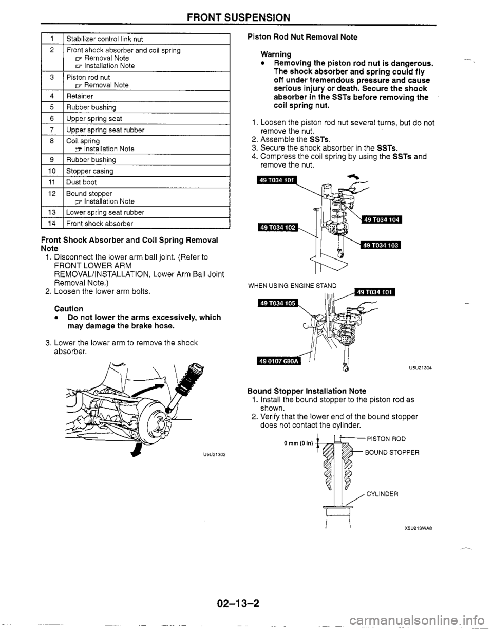 MAZDA MIATA 1999 Workshop Manual MAZDA MIATA 1999 Workshop Manual