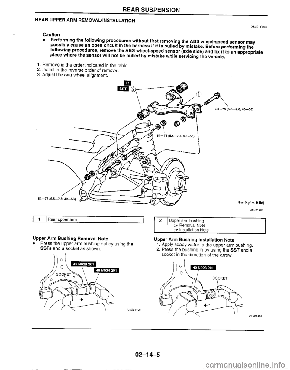 MAZDA MIATA 1999 Workshop Manual MAZDA MIATA 1999 Workshop Manual