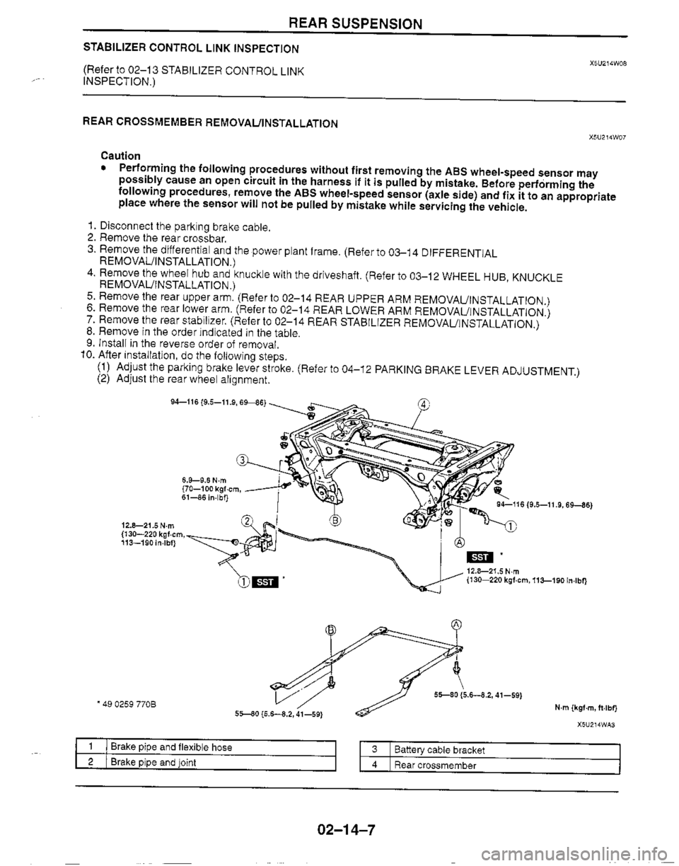 MAZDA MIATA 1999 Workshop Manual MAZDA MIATA 1999 Workshop Manual