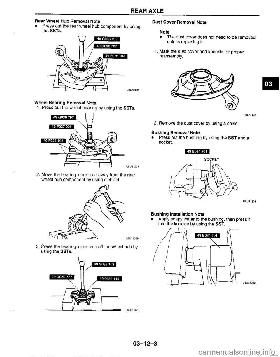 MAZDA MIATA 1999 Workshop Manual MAZDA MIATA 1999 Workshop Manual