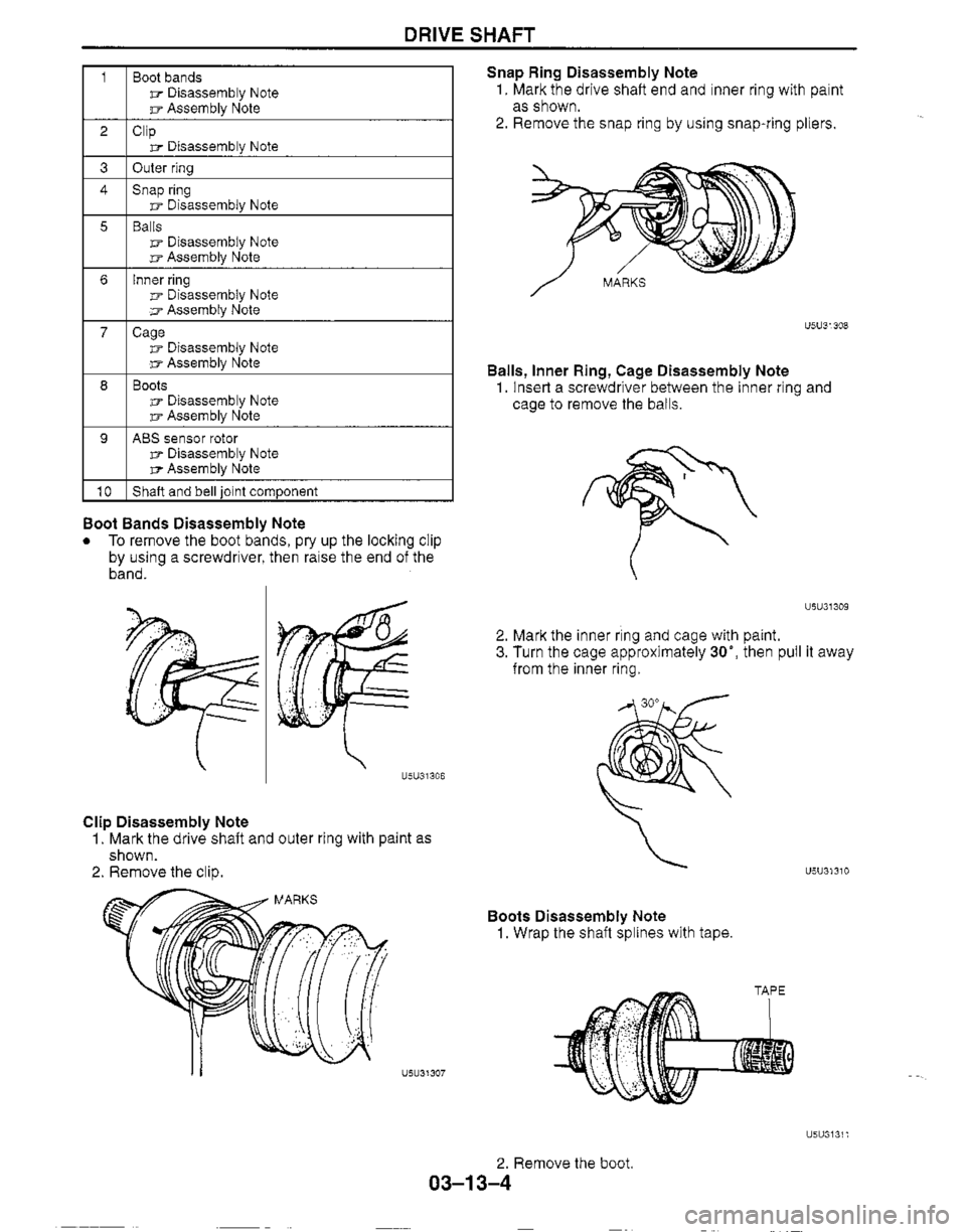 MAZDA MIATA 1999 Workshop Manual MAZDA MIATA 1999 Workshop Manual