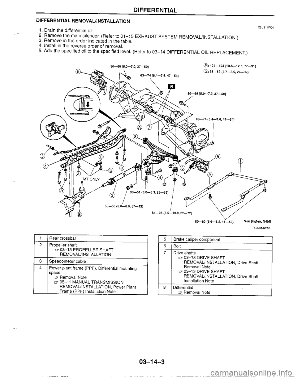 MAZDA MIATA 1999 Workshop Manual MAZDA MIATA 1999 Workshop Manual