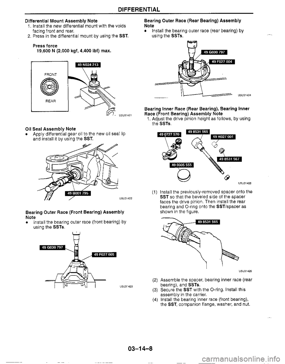 MAZDA MIATA 1999 Workshop Manual MAZDA MIATA 1999 Workshop Manual