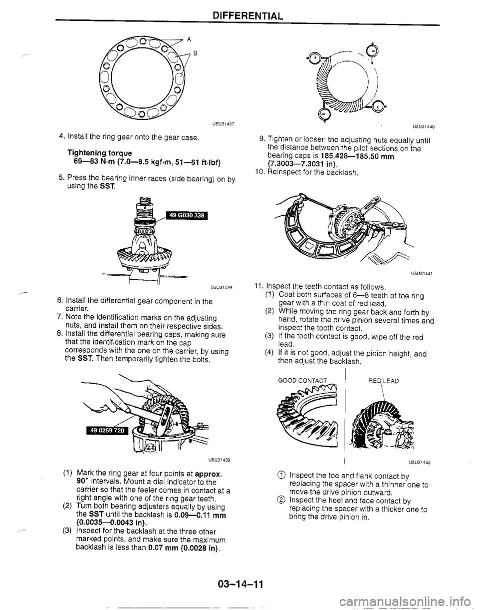 MAZDA MIATA 1999 Workshop Manual MAZDA MIATA 1999 Workshop Manual