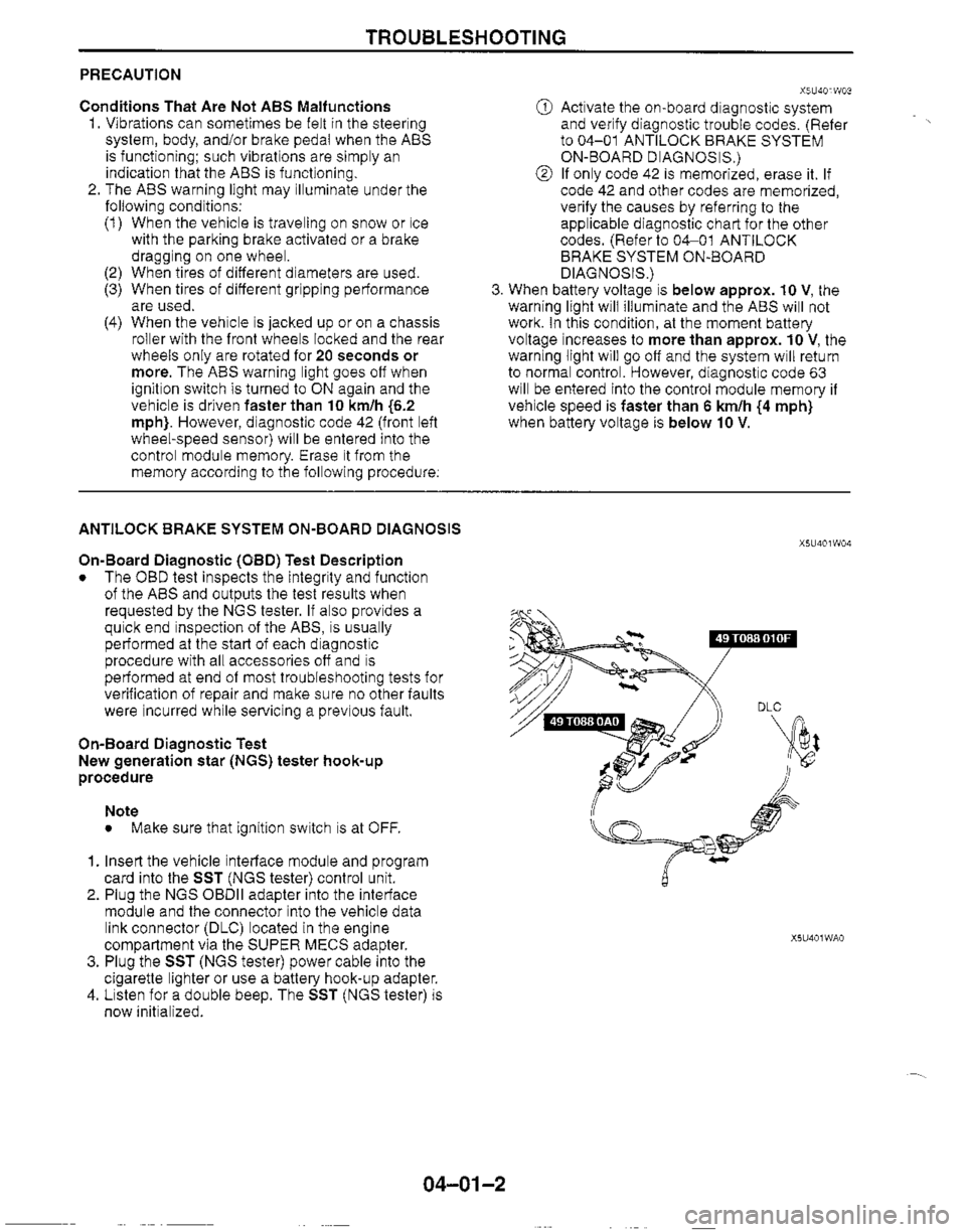 MAZDA MIATA 1999 Workshop Manual MAZDA MIATA 1999 Workshop Manual