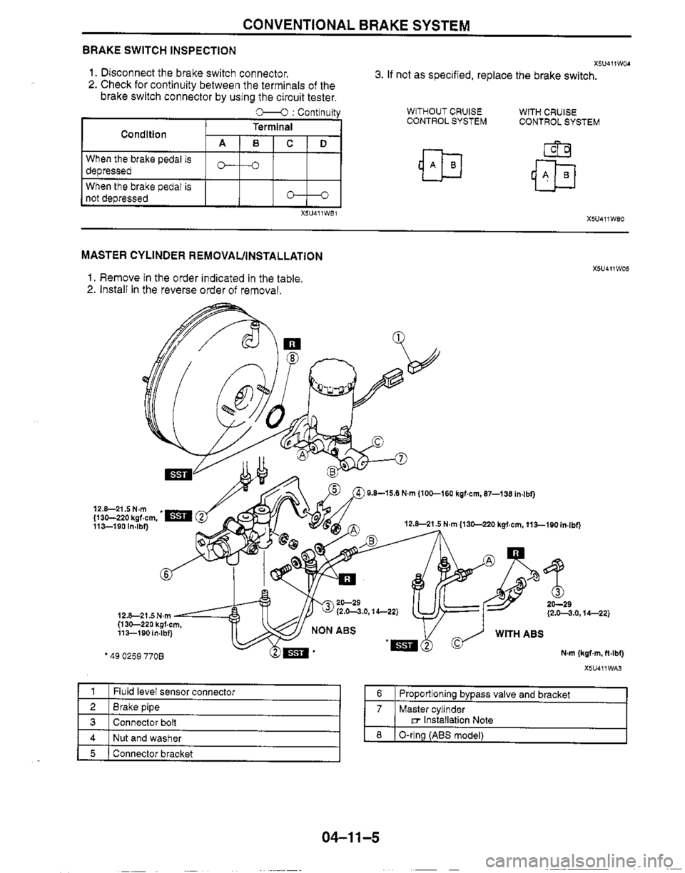 MAZDA MIATA 1999 Workshop Manual MAZDA MIATA 1999 Workshop Manual