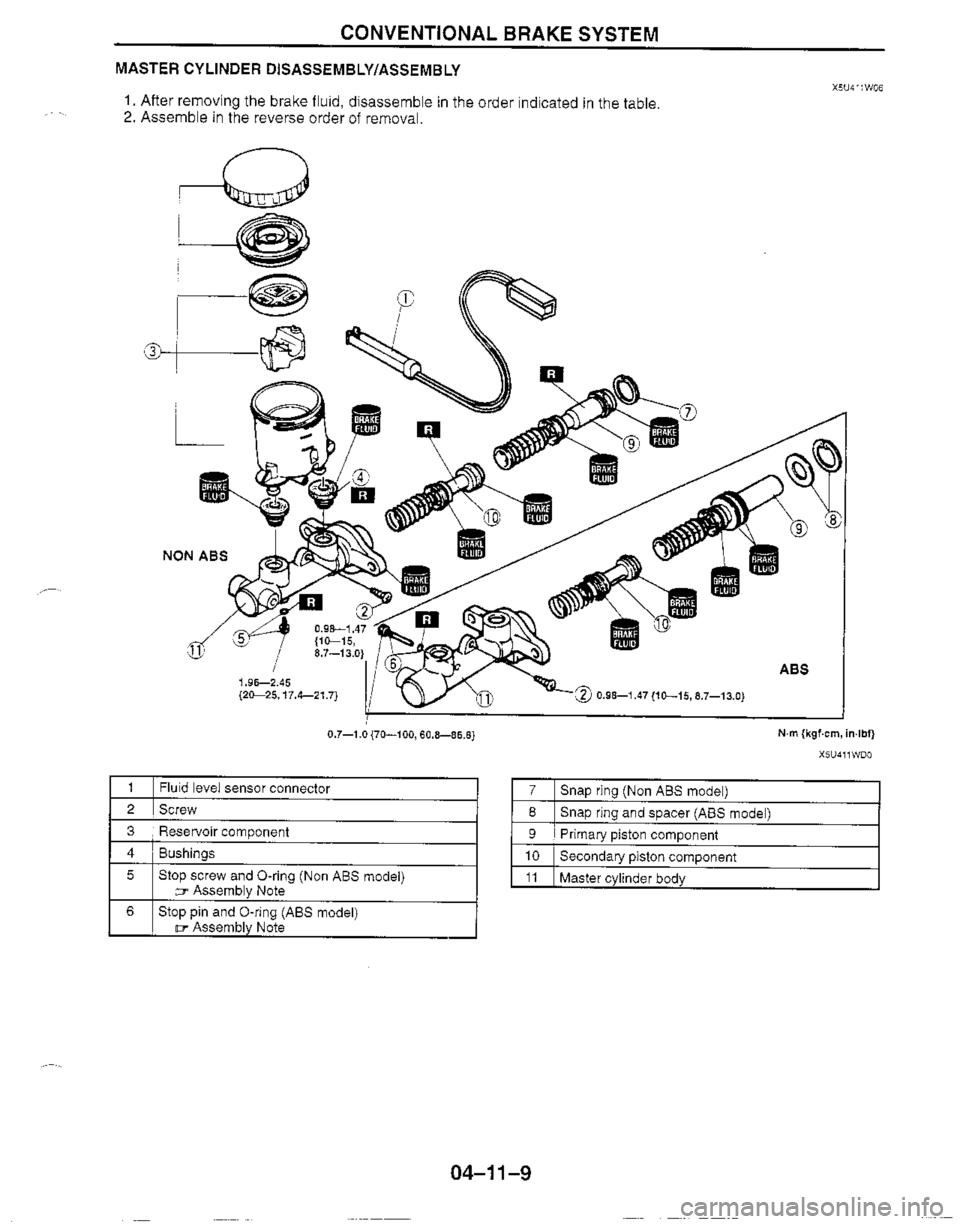 MAZDA MIATA 1999 Workshop Manual MAZDA MIATA 1999 Workshop Manual