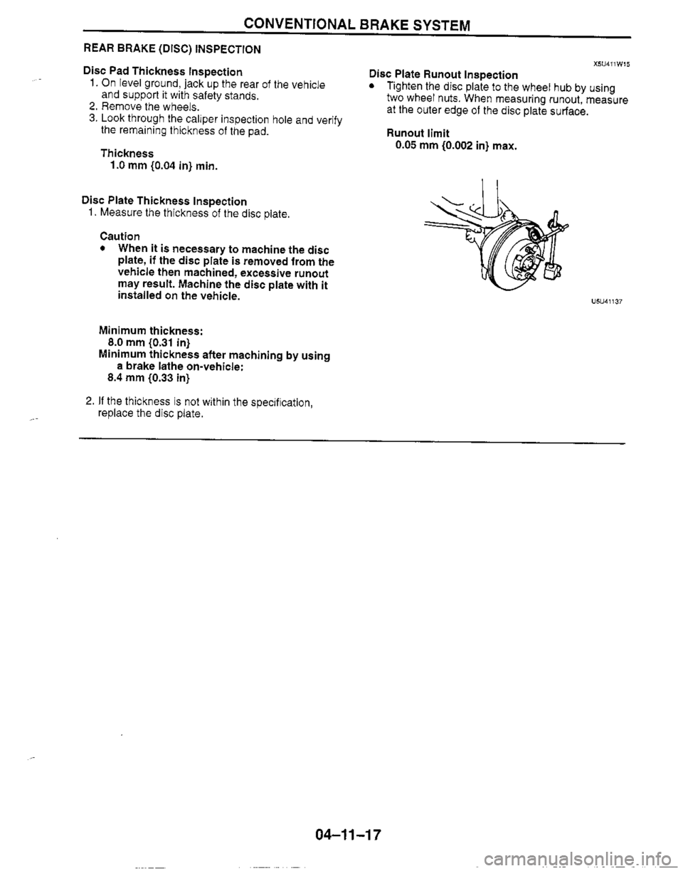 MAZDA MIATA 1999 Workshop Manual MAZDA MIATA 1999 Workshop Manual