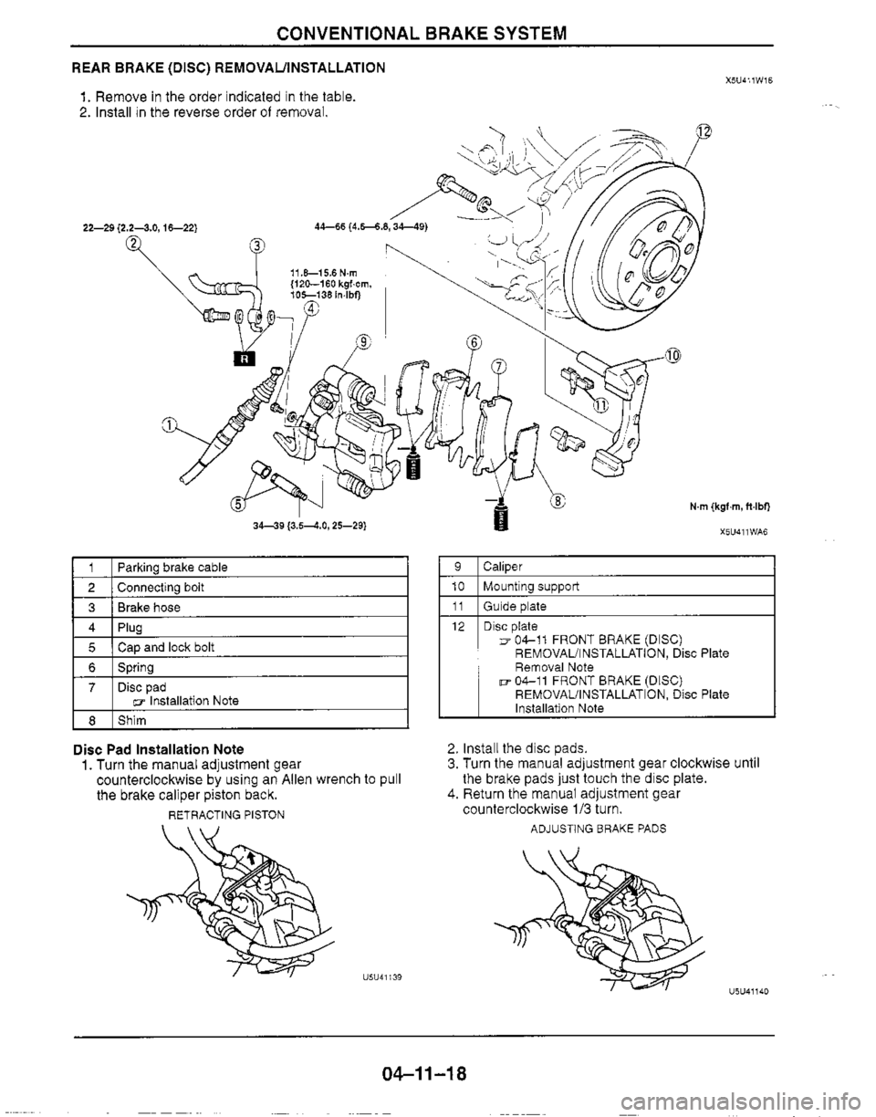 MAZDA MIATA 1999 Workshop Manual MAZDA MIATA 1999 Workshop Manual