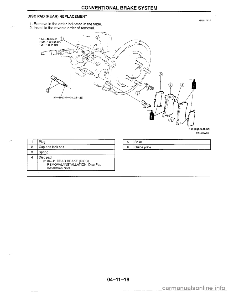MAZDA MIATA 1999 Workshop Manual MAZDA MIATA 1999 Workshop Manual