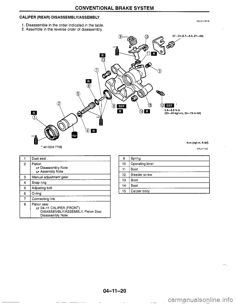 MAZDA MIATA 1999 Workshop Manual MAZDA MIATA 1999 Workshop Manual