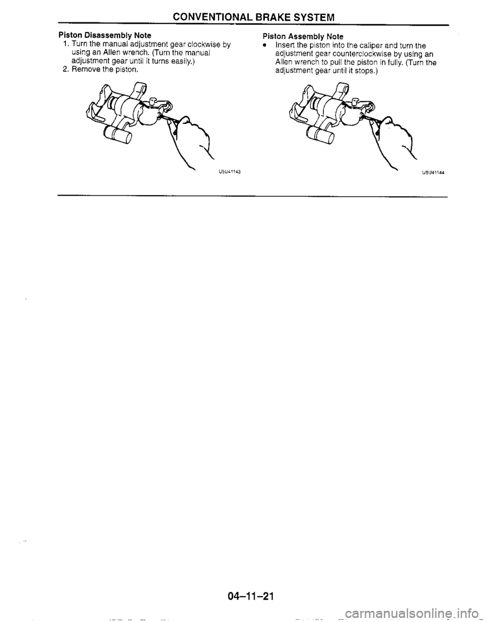 MAZDA MIATA 1999 Workshop Manual MAZDA MIATA 1999 Workshop Manual