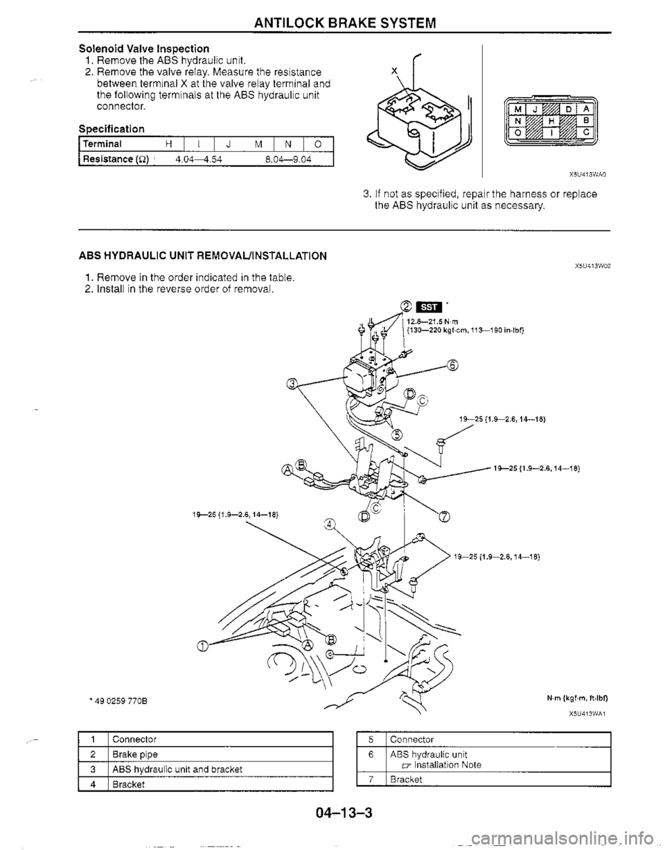 MAZDA MIATA 1999 Workshop Manual MAZDA MIATA 1999 Workshop Manual