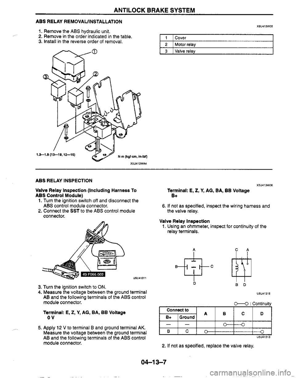 MAZDA MIATA 1999 Workshop Manual MAZDA MIATA 1999 Workshop Manual
