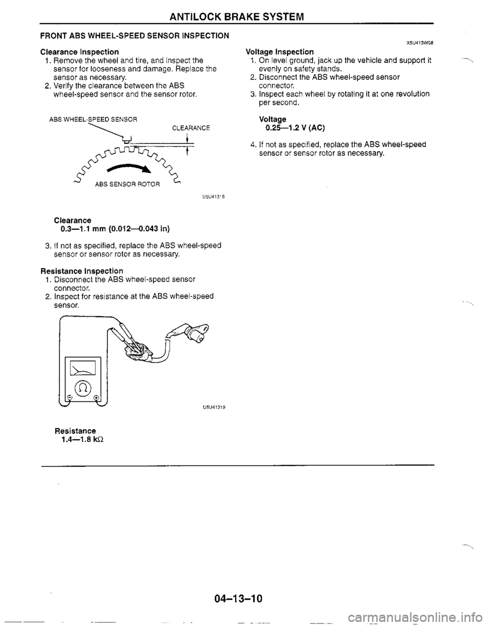 MAZDA MIATA 1999 Workshop Manual MAZDA MIATA 1999 Workshop Manual