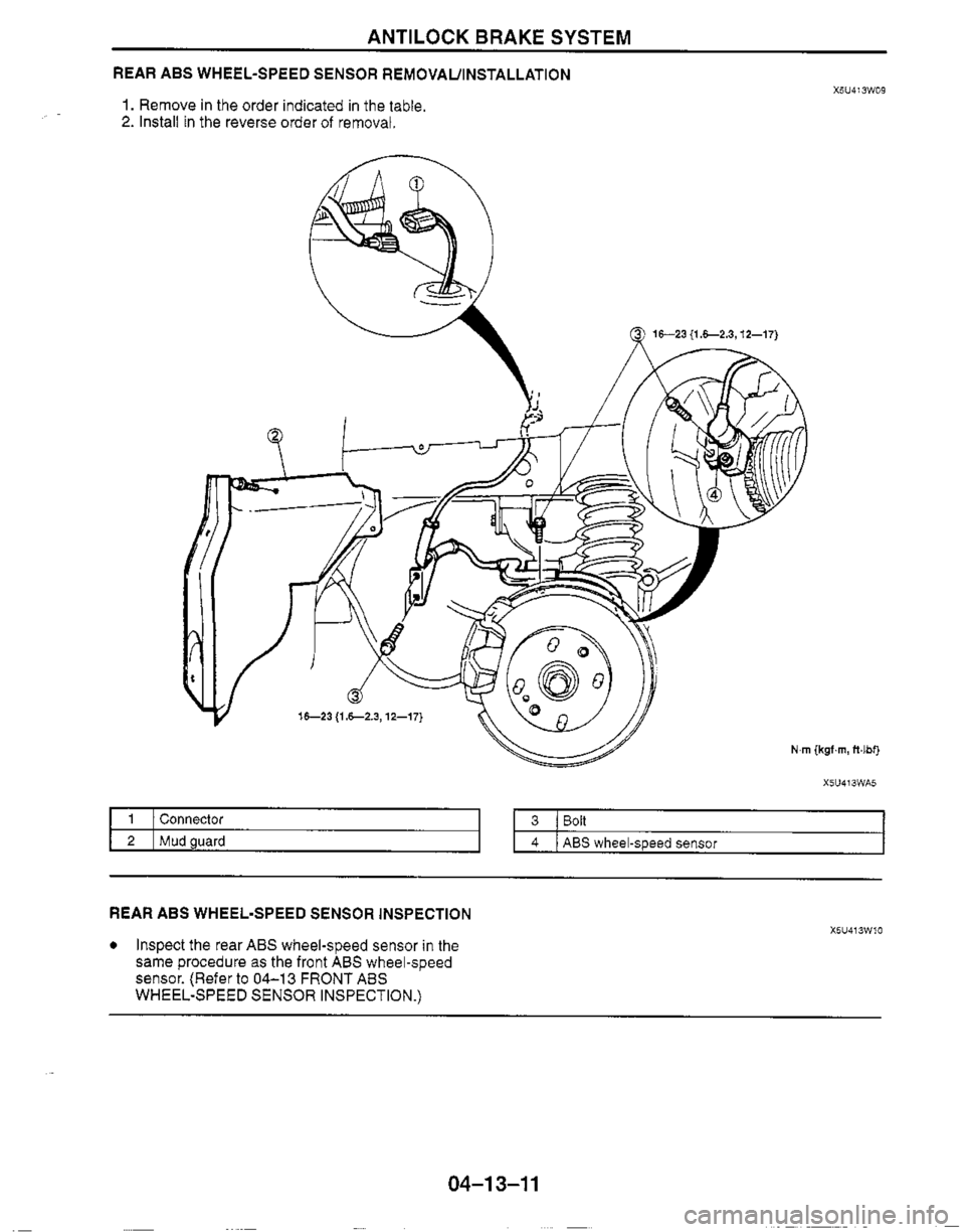 MAZDA MIATA 1999 Workshop Manual MAZDA MIATA 1999 Workshop Manual